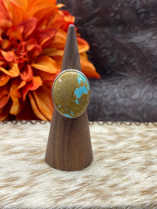 6.0 Cripple Creek Turquoise Ring