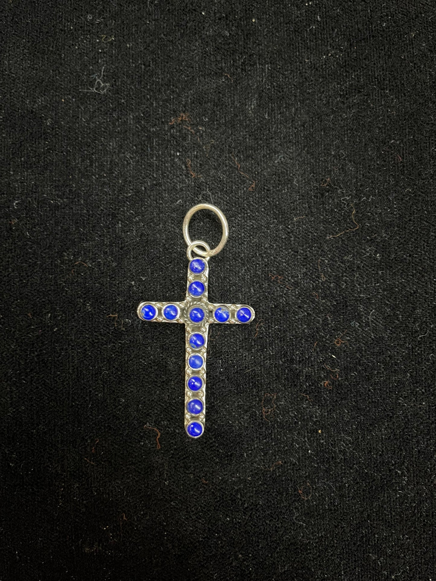 Blue Lapis Cross Pendant, Hada Collection