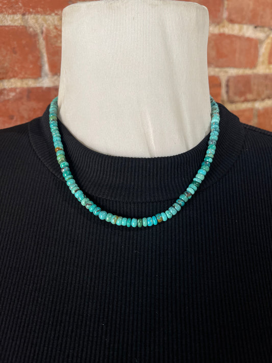 17” Hubei Turquoise Necklace