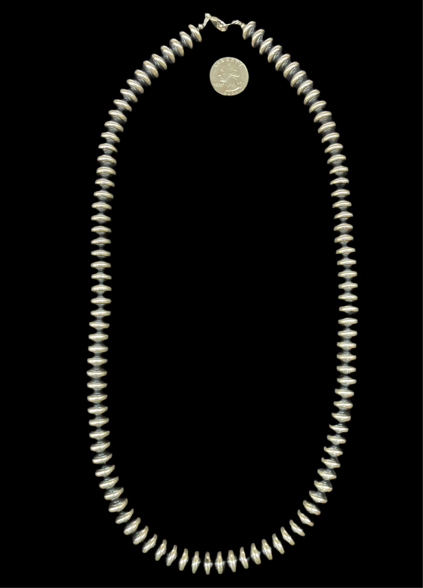 30" 12mm Roundelle Navajo Pearls