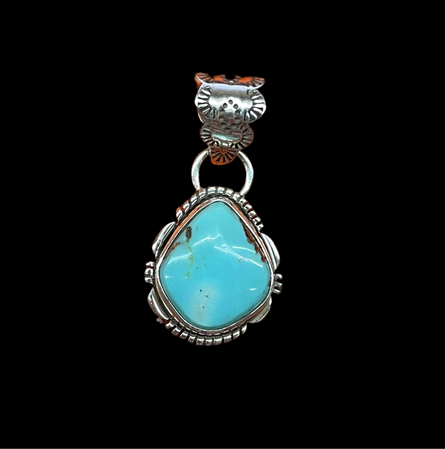 Small Turquoise Pendant by Zia