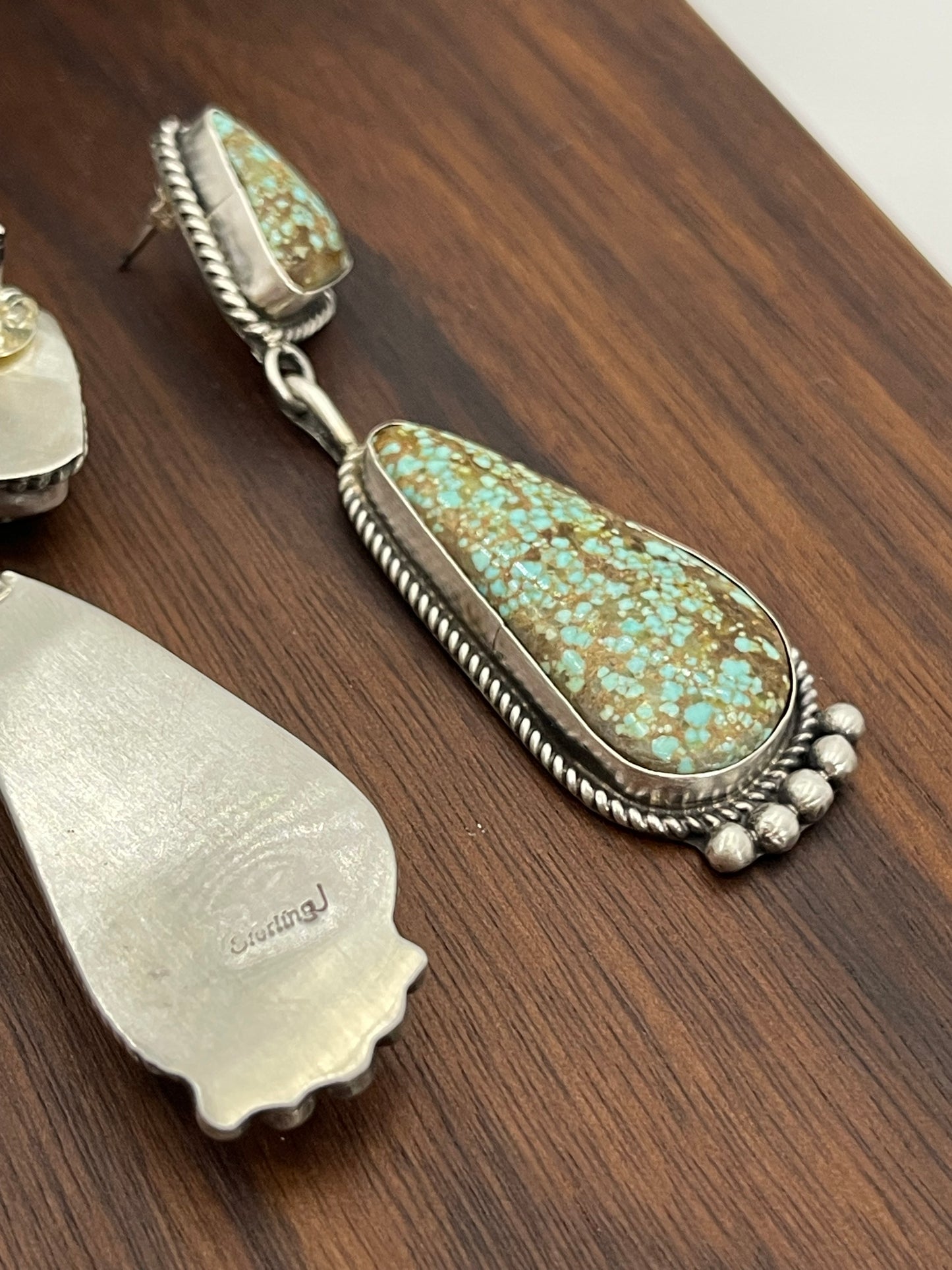 #8 Turquoise Dangle Earrings