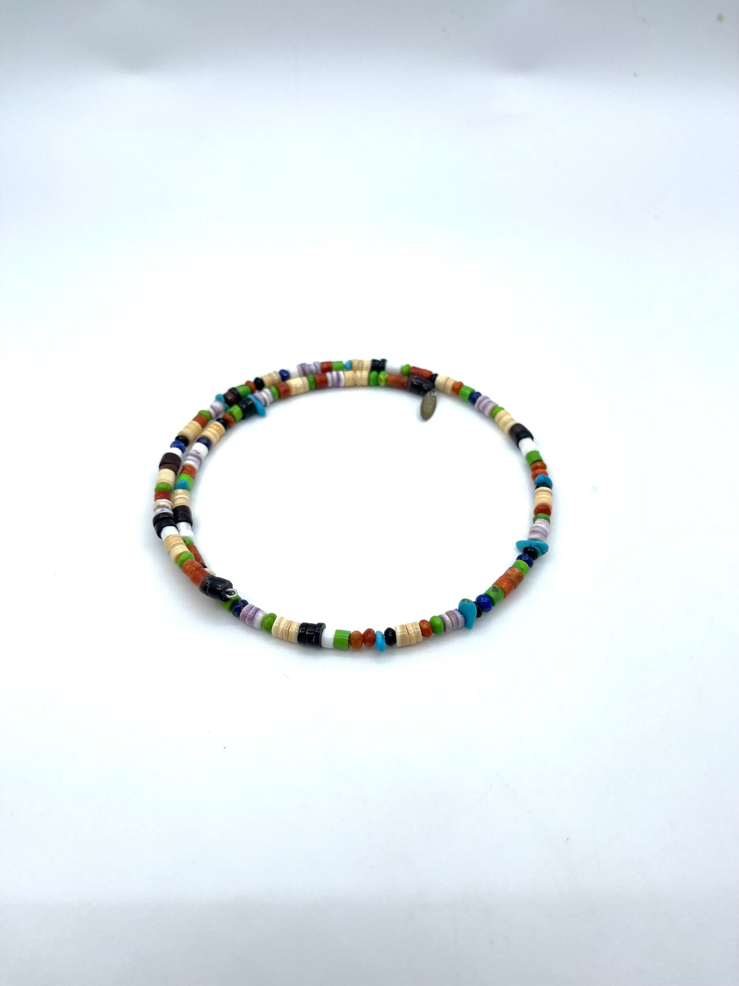 Multi-Stone Choker Memory Wire by Tammy Nolcott, Navajo