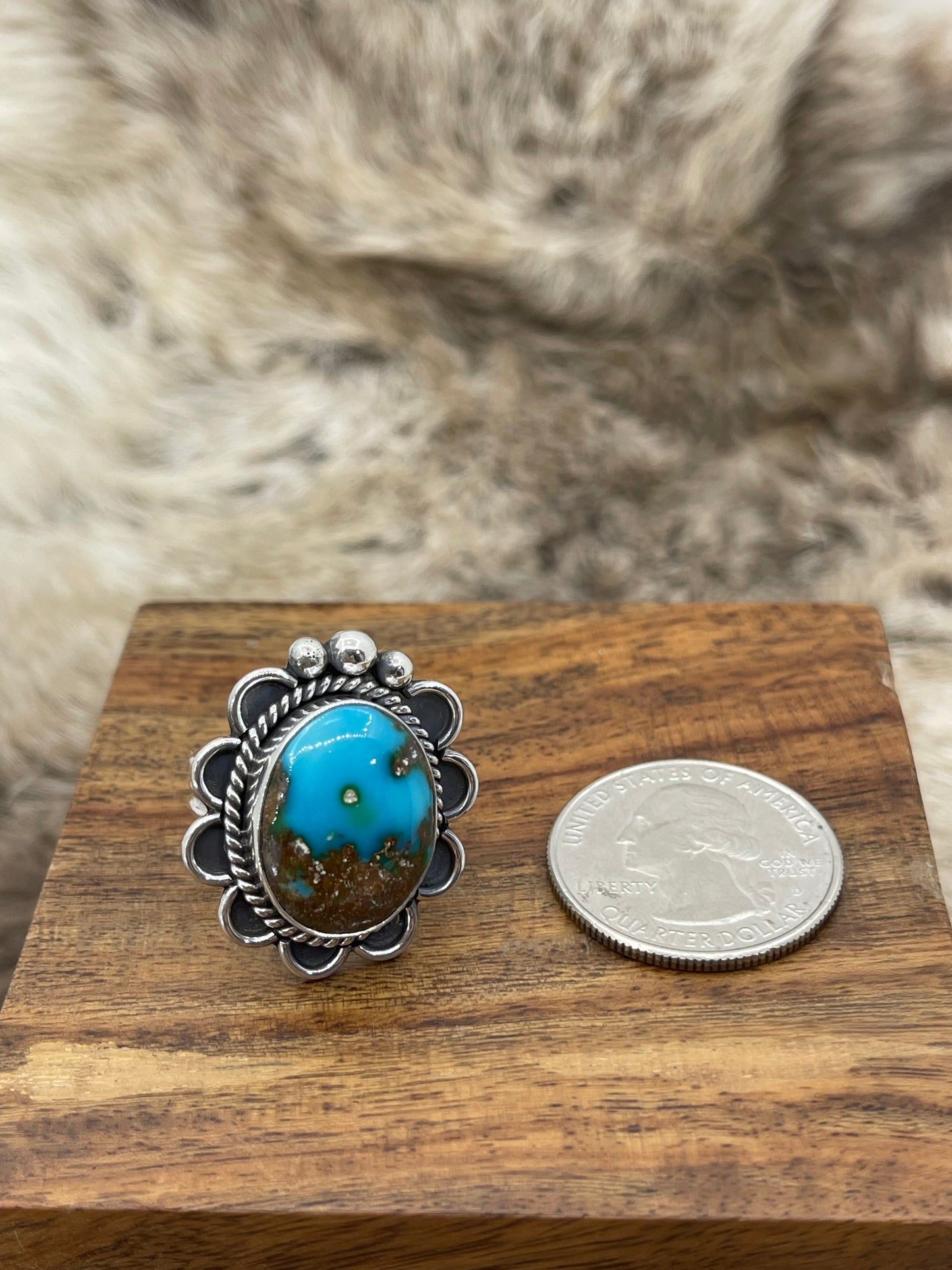 Size 6.0 Sonoran Gold Turquoise Ring