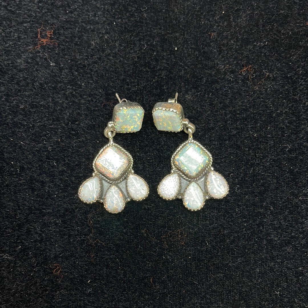 Opal Dangle Earrings