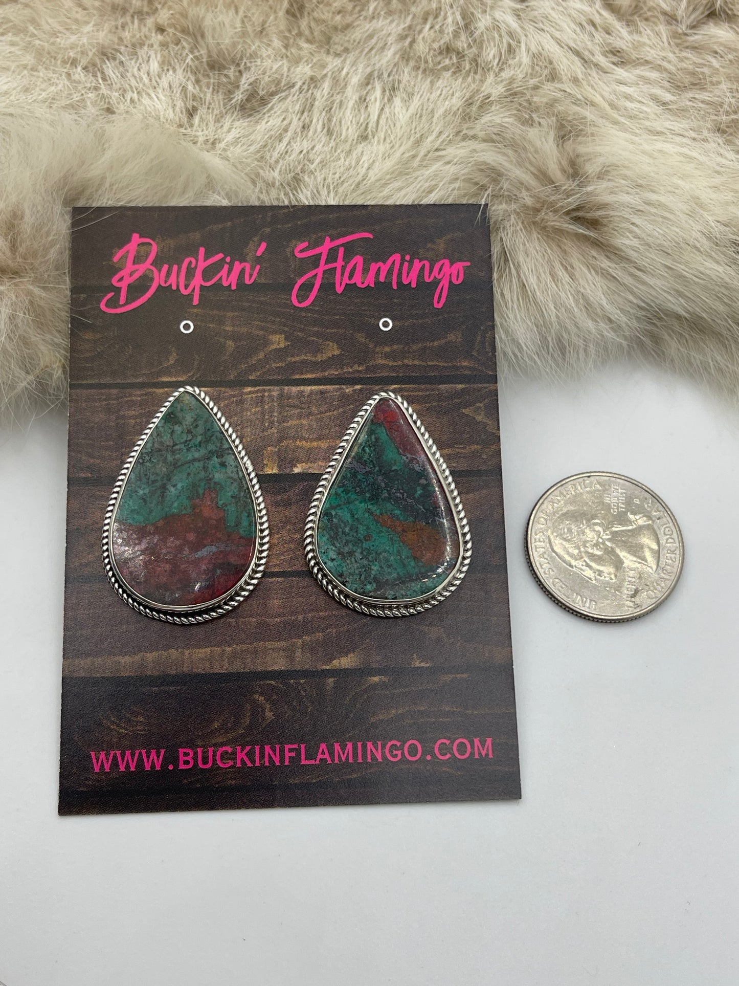 Sonoran Sunrise Teardrop Earrings
