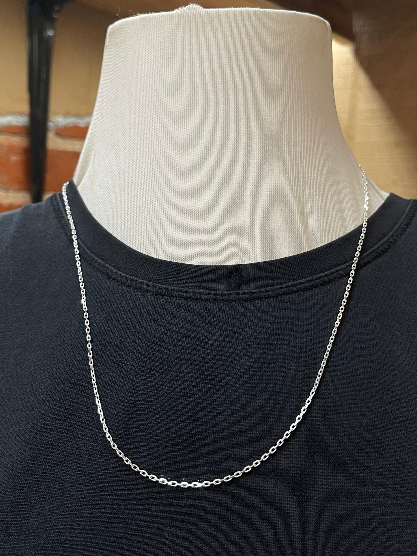22" Sterling Silver Chain Linked Chain