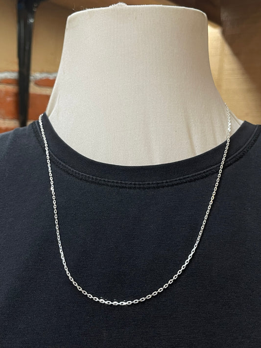 22" Sterling Silver Chain Linked Chain