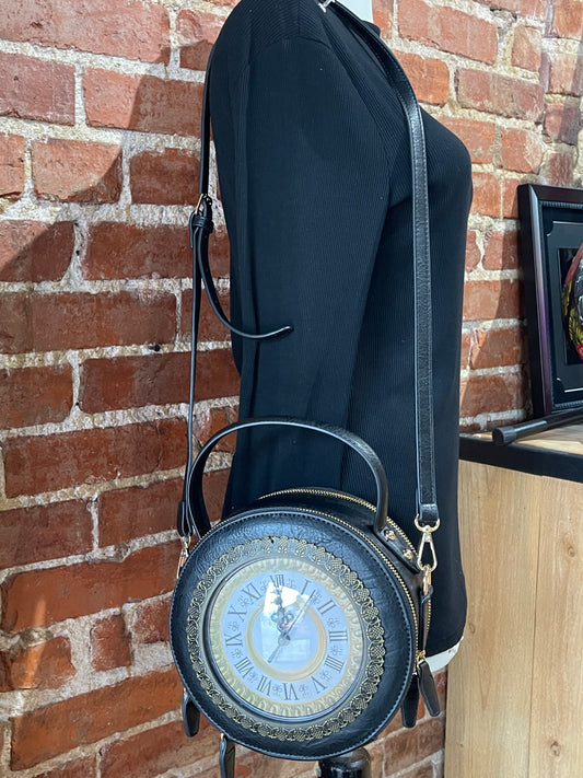 Clock Cross Body Purse
