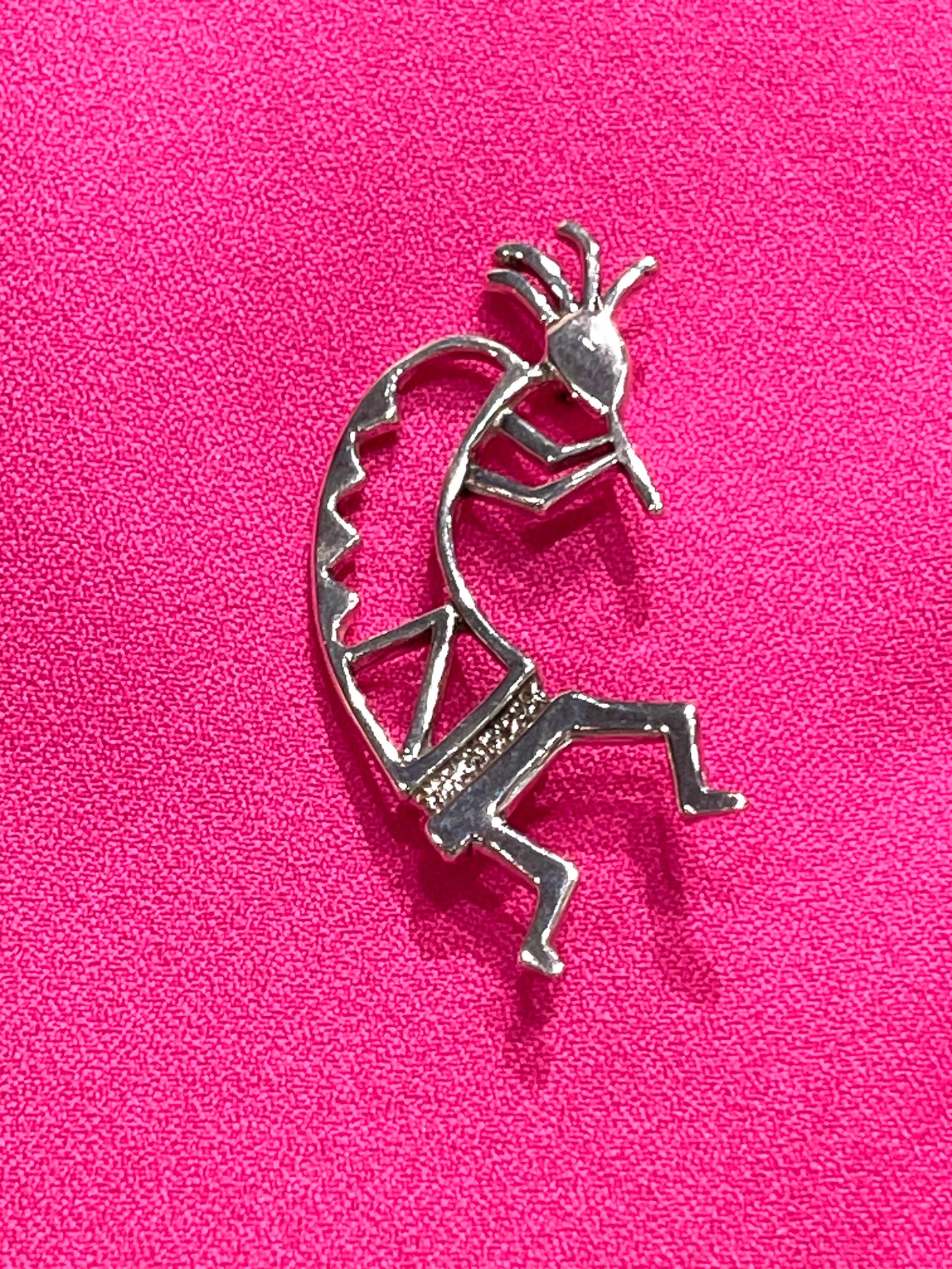 Sterling Silver Kokopelli Pin