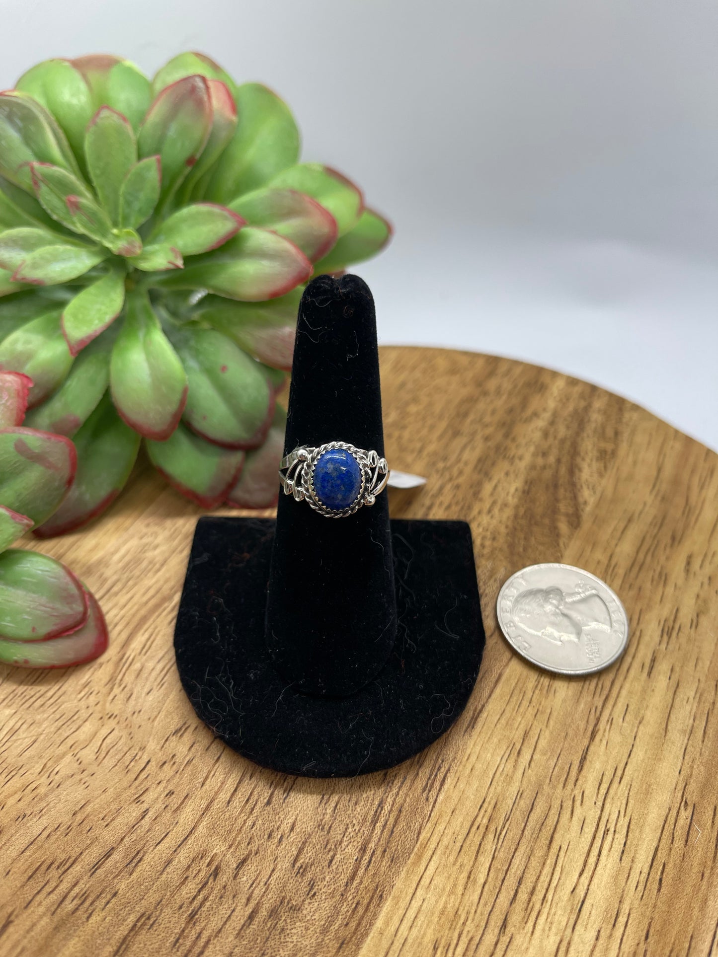 7.0 Denim Lapis Ring