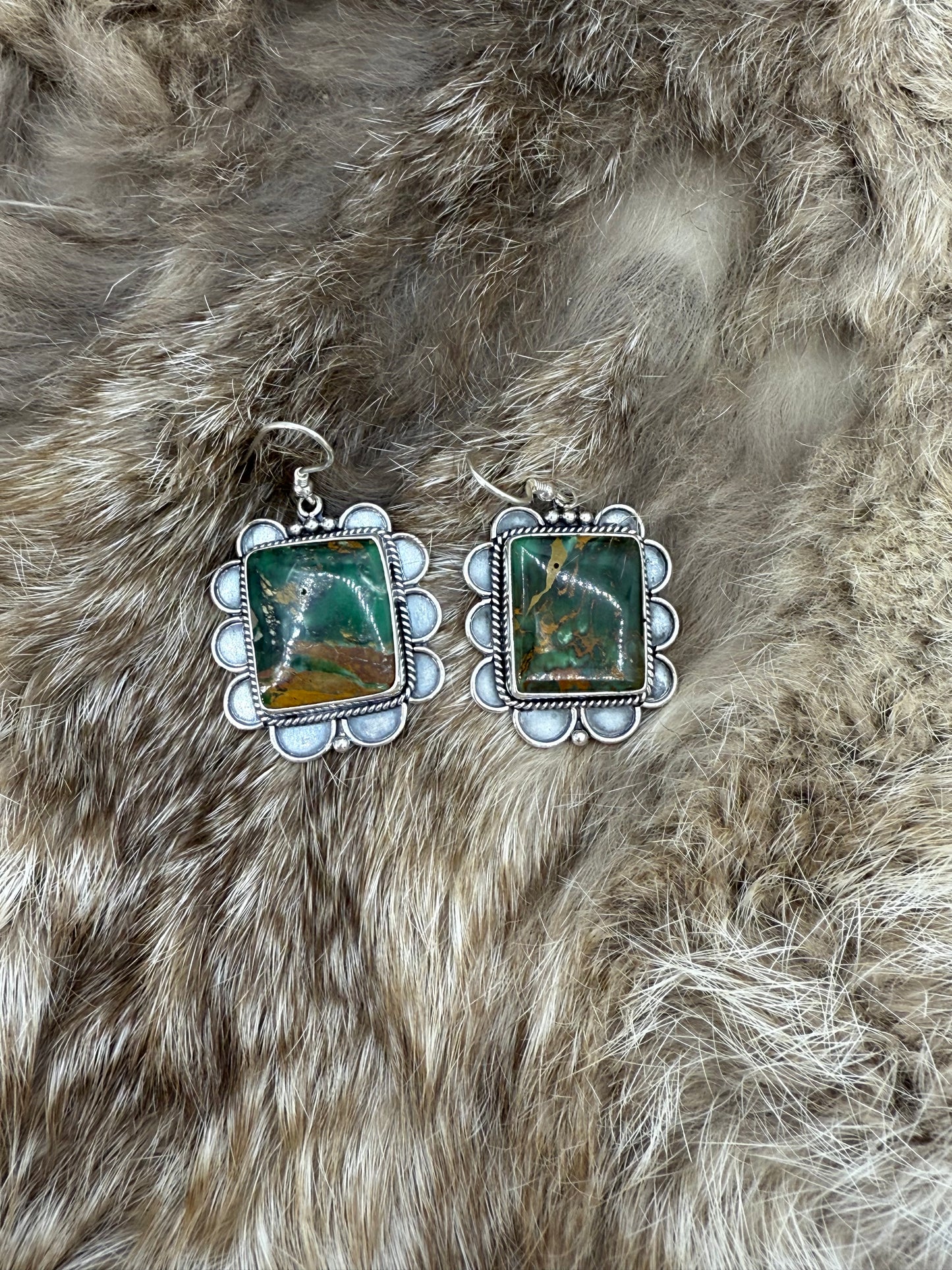 Royston Turquoise Dangle Earrings