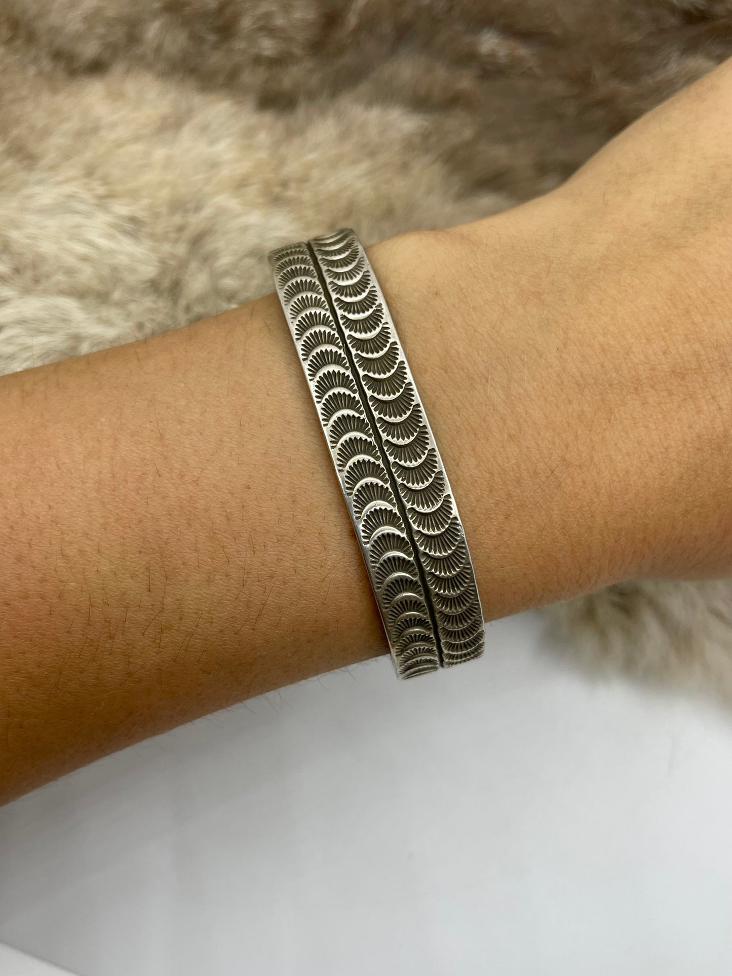 6.5”-8” Vintage Silver Cuff