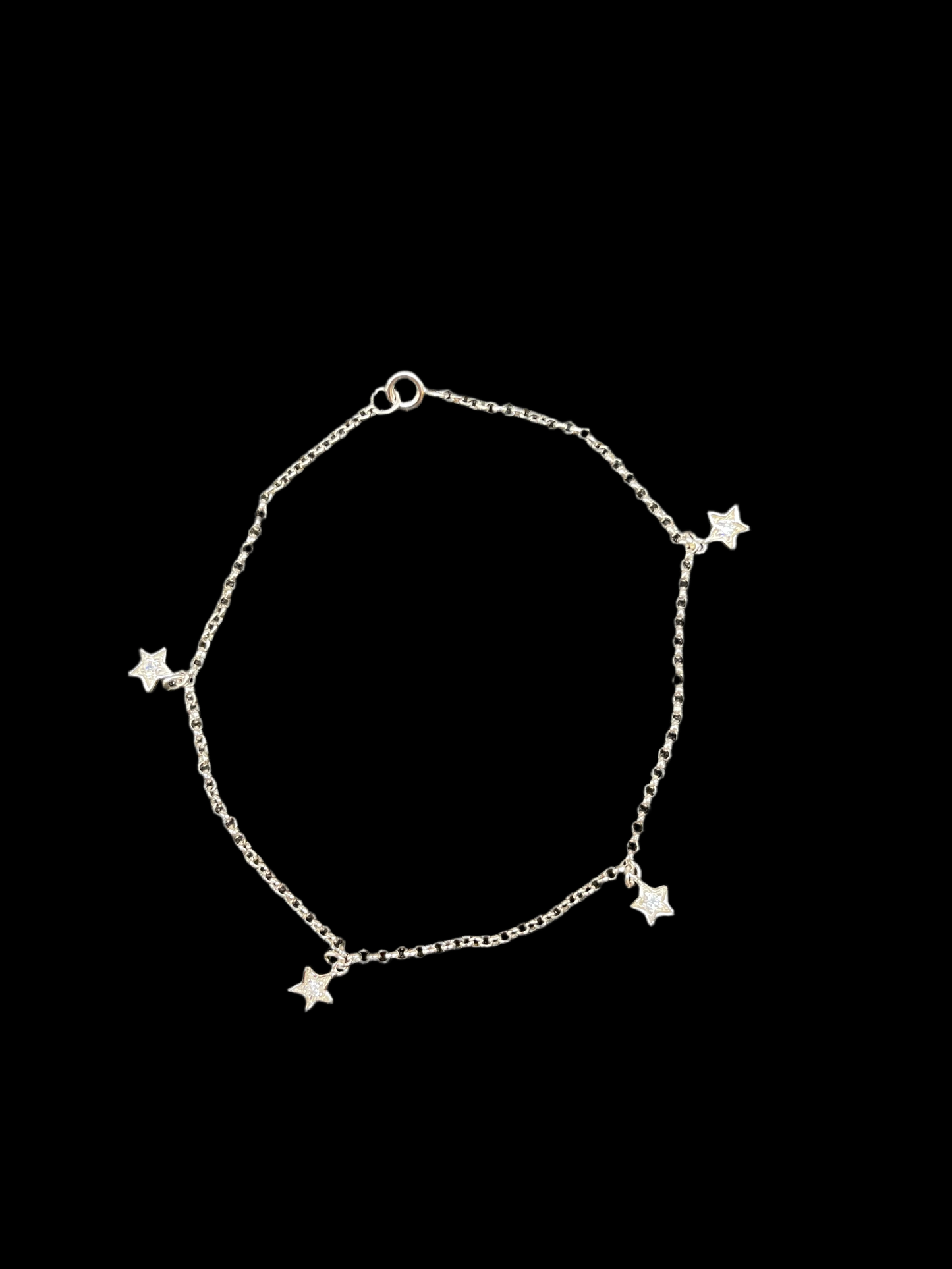 CZ Star Anklet