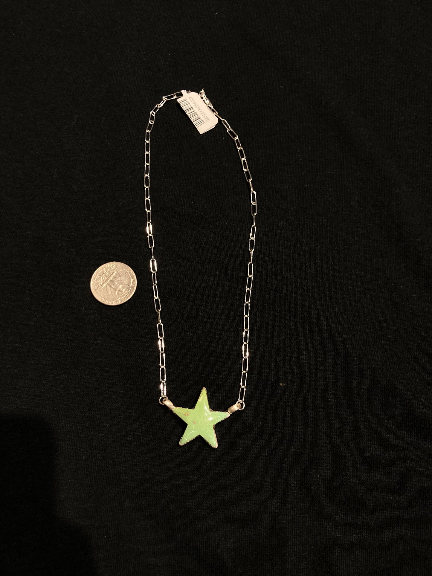 16" Turquoise Star Necklace by Zia