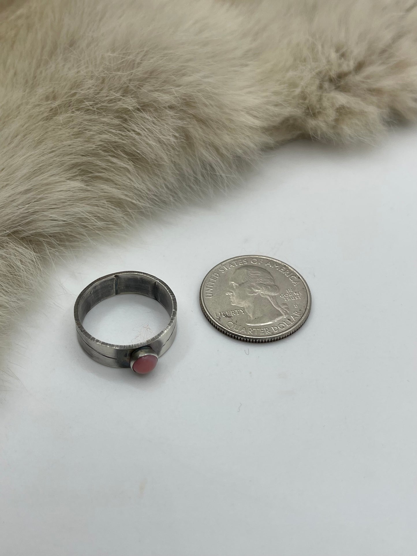 8.0 Pink Conch Stone By Gary Sandoval, Navajo