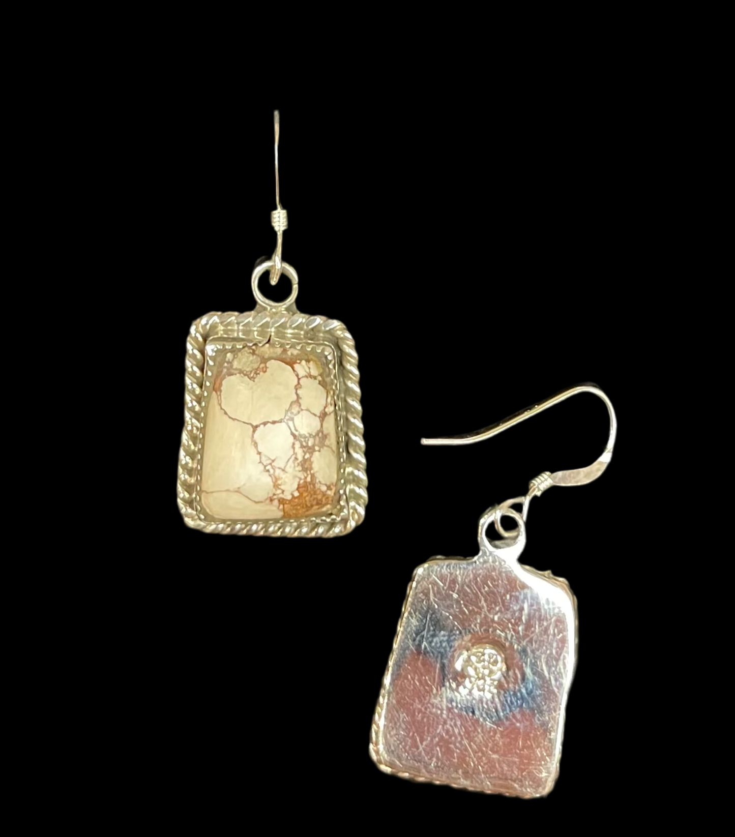 WIld Horse Dangle Earrings by Sadie Jim, Navajo