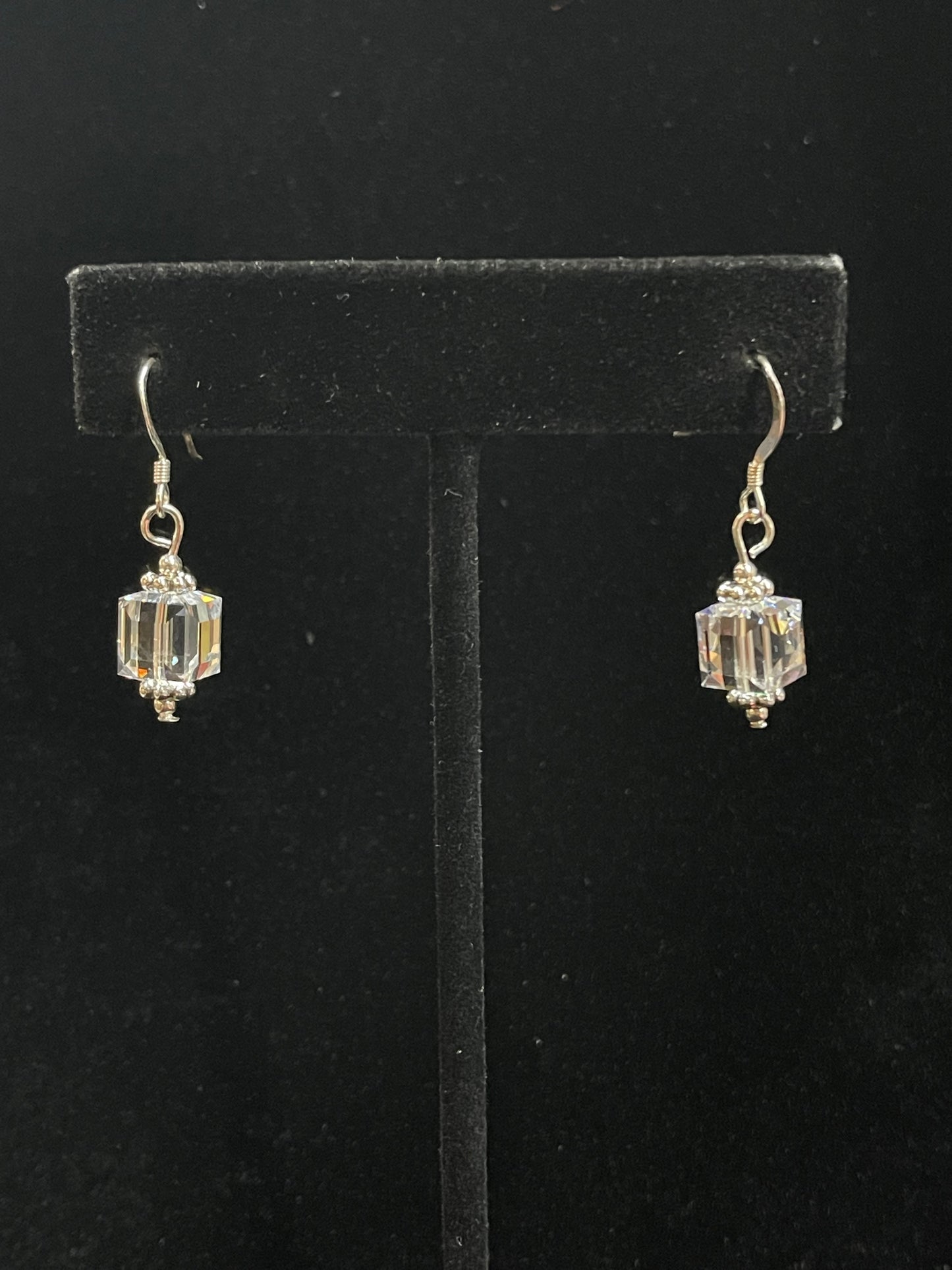 Dangle Earrings with Swarovski Crystals