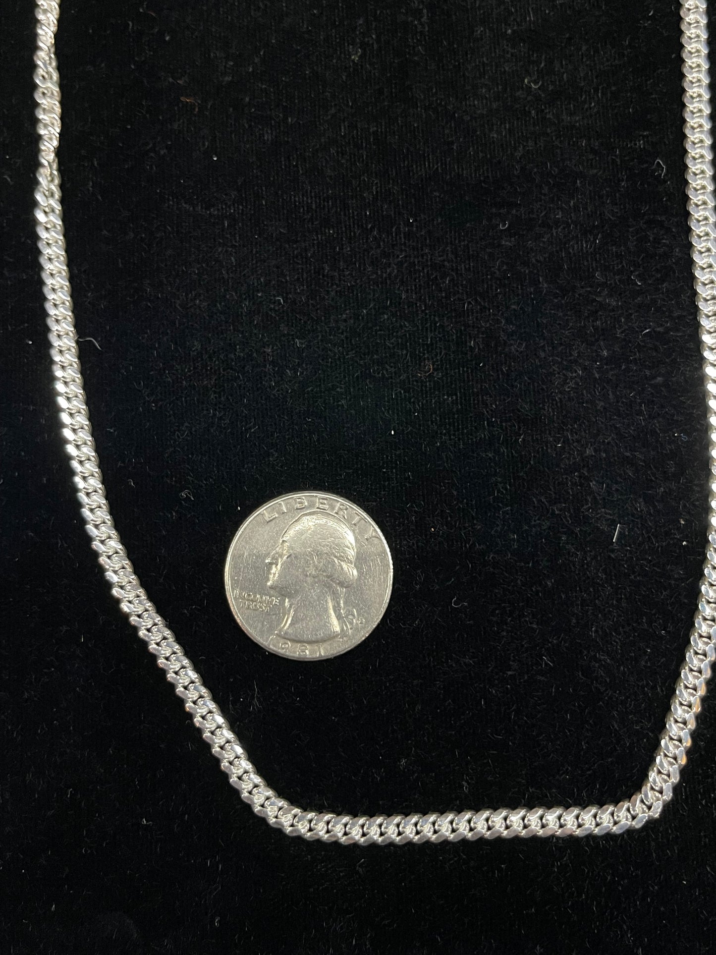 26" Heavy Sterling Silver Chain, Made in Italy