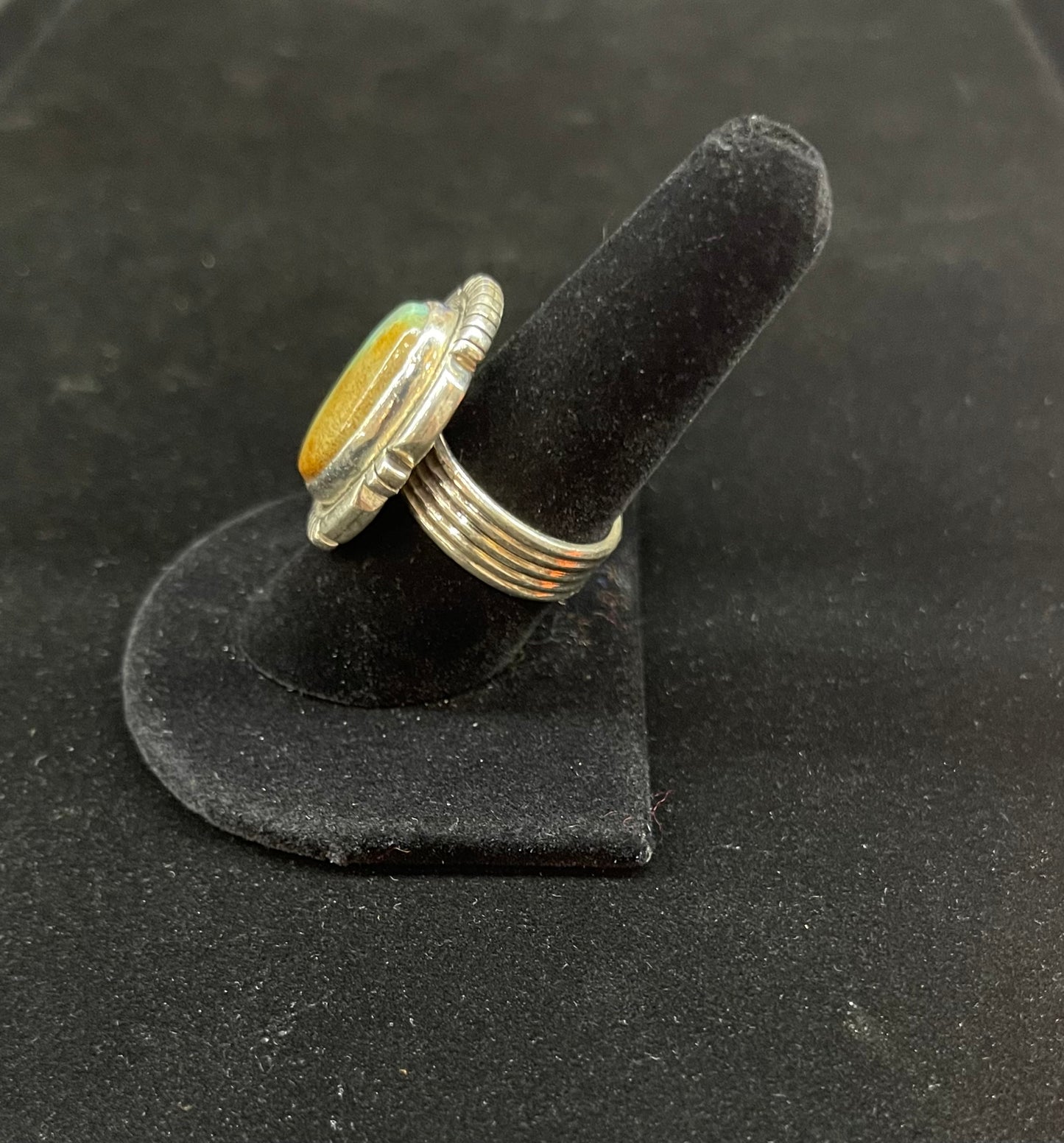 8.0 Vintage Turquoise Ring