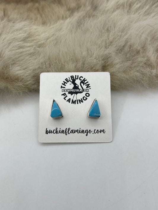 Sleeping Beauty Turquoises Triangle by Celena Rosetta, Zuni