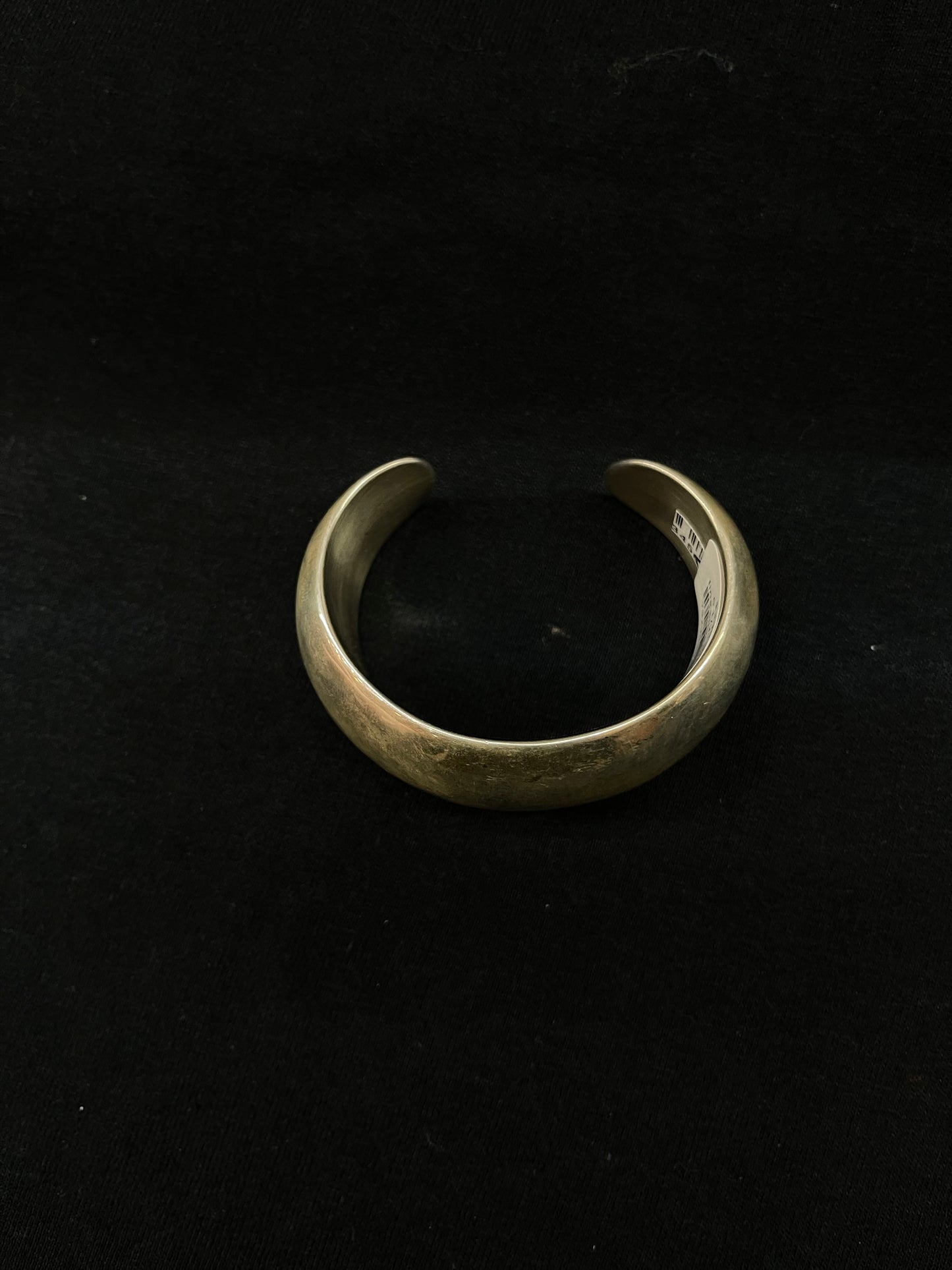 6 3/4" Sterling Silver Thick Cuff by HC Yellowhorse, Navajo