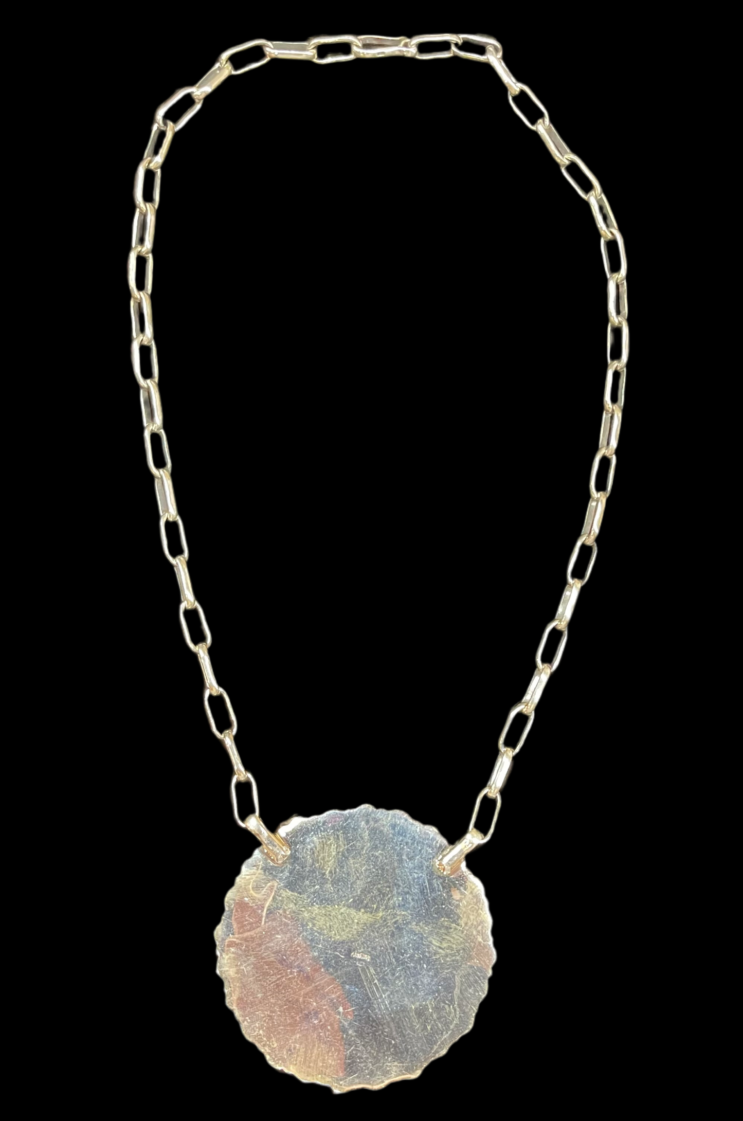 16" Sleeping Beauty Turquoise, Orange Spiny Oyster Shell, and Black Onyx Cluster Necklace