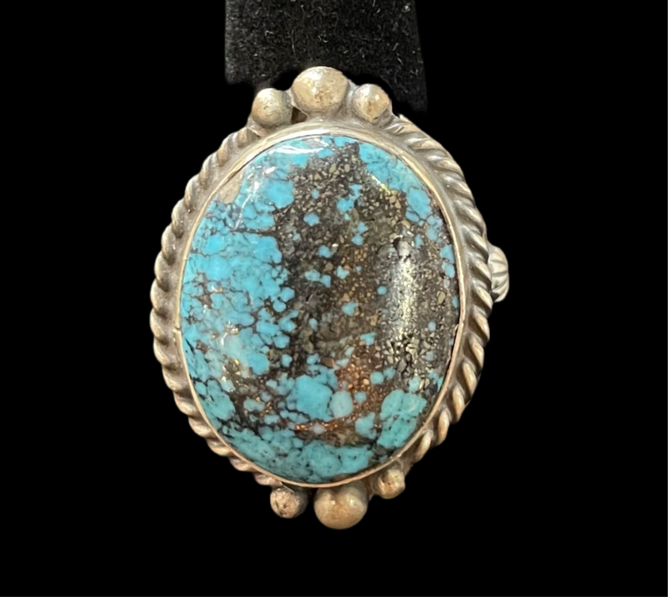 9.5 Egyptian Turquoise Ring Ashley Boyd, Navajo