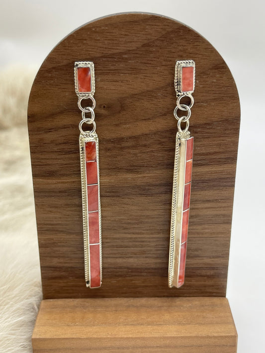 3" Red Spiny by Ricky T. Booqua, Zuni