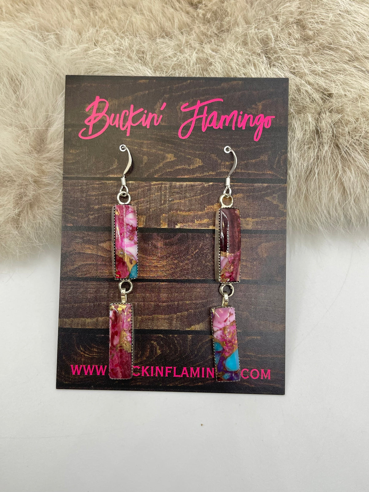 Dangle Earrings by Irvin Tsosie, Navajo