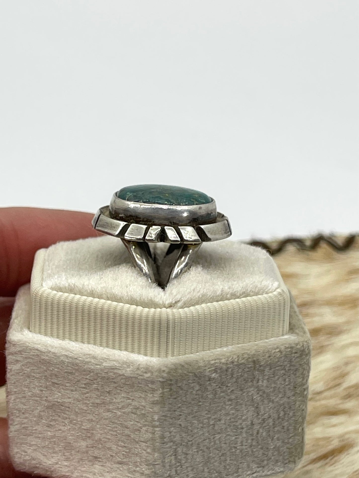 4.5 Oval Turquoise Ring
