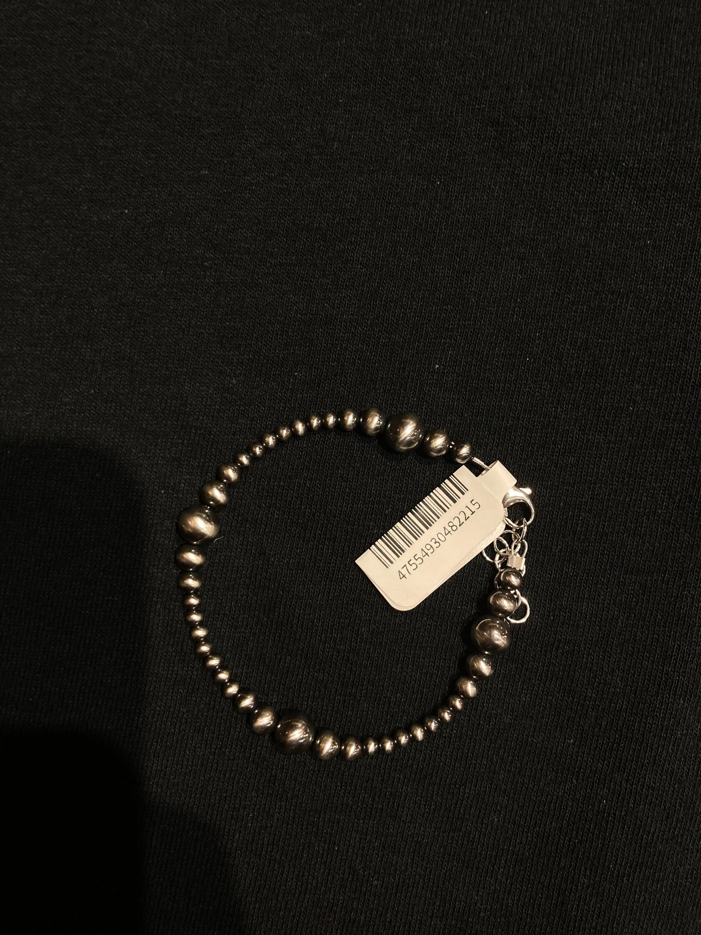 3mm-7mm 6 1/2"-7 1/2" Navajo Pearl Bracelet