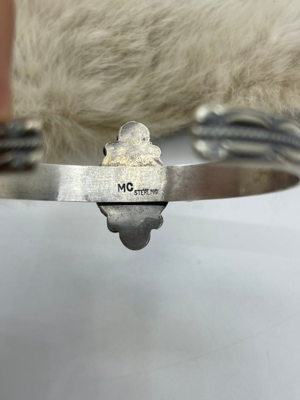 6"-7.5" Turquoise Cuff by Max Calladitto, Navajo