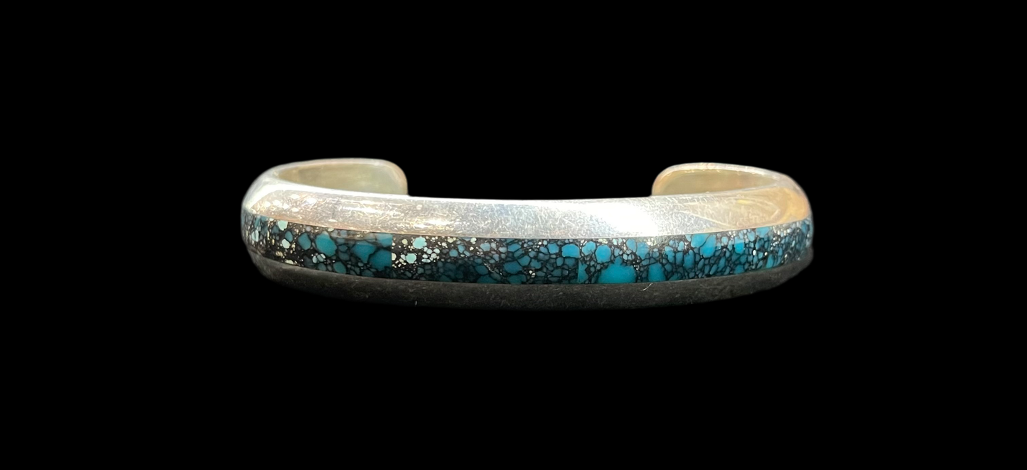 6 3/4” Vintage Turquoise Inlay Cuff