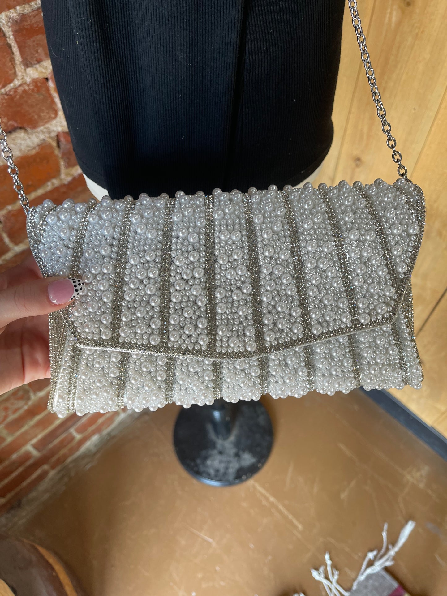 Diamond and Pearl Purse