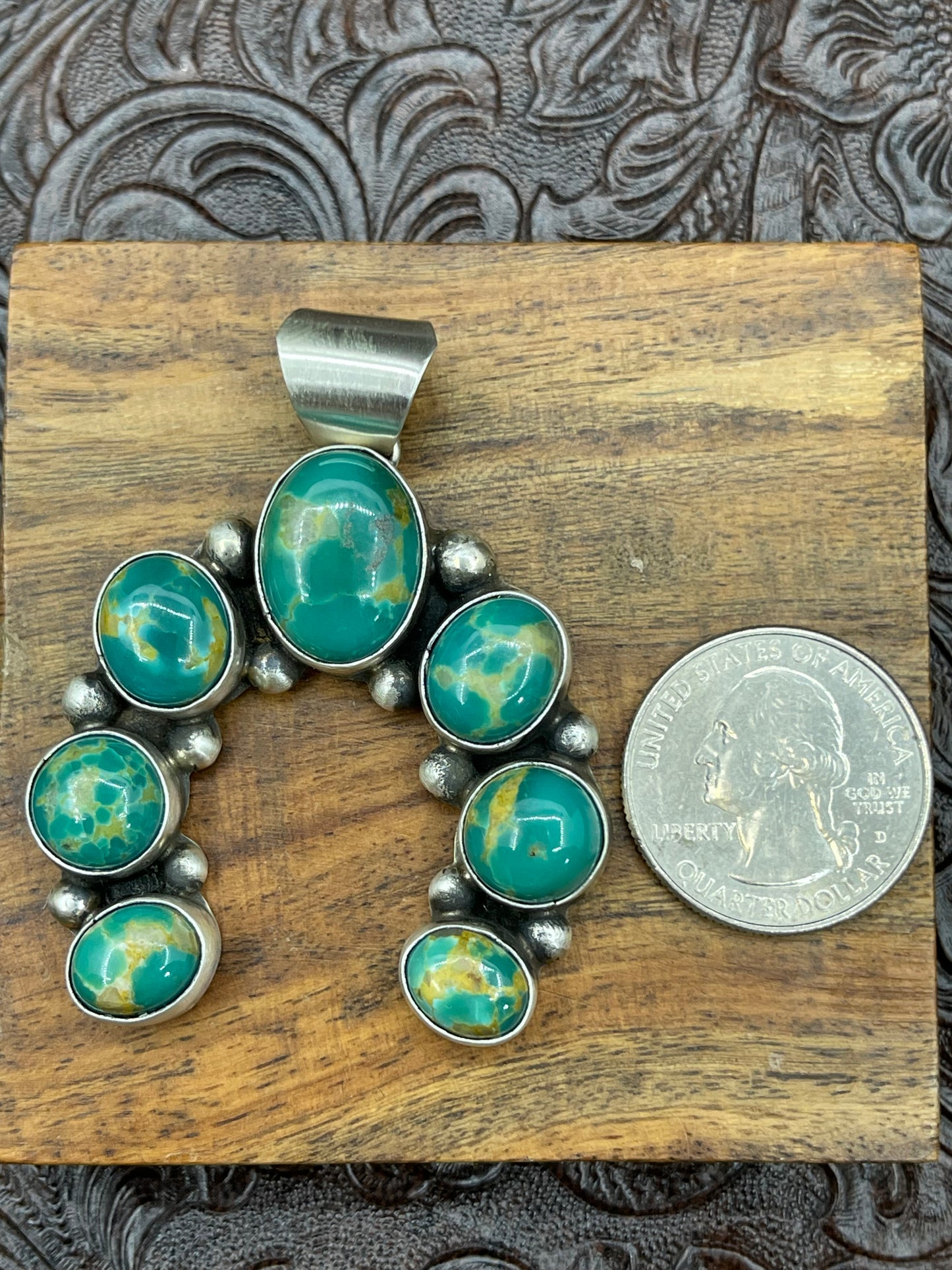 Royston Turquoise Naja Pendant