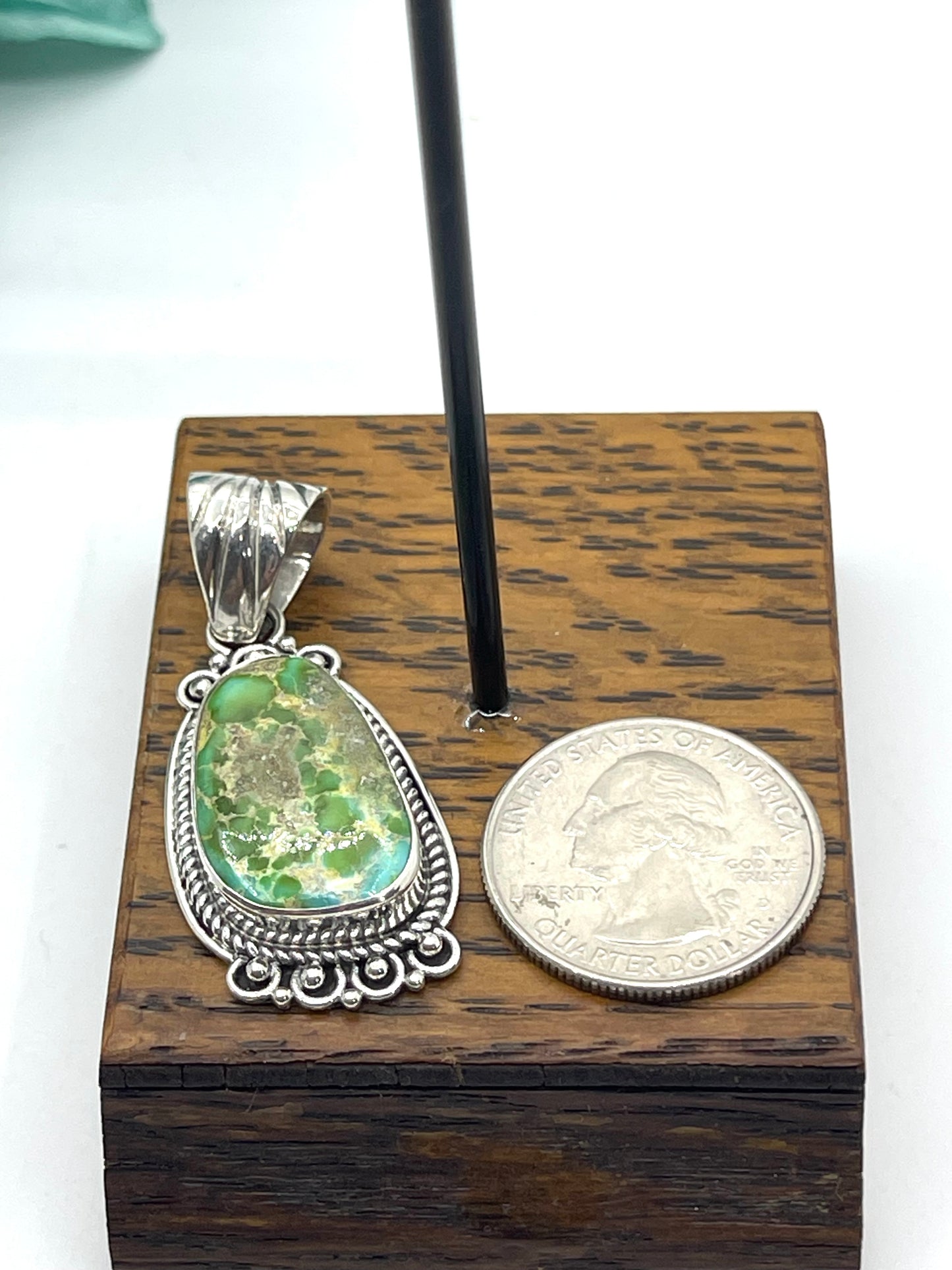 Sonoran Gold Turquoise Pendant