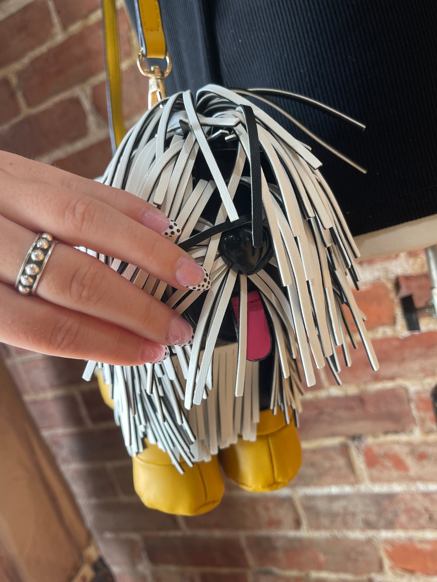 Fringe Puppy Purse