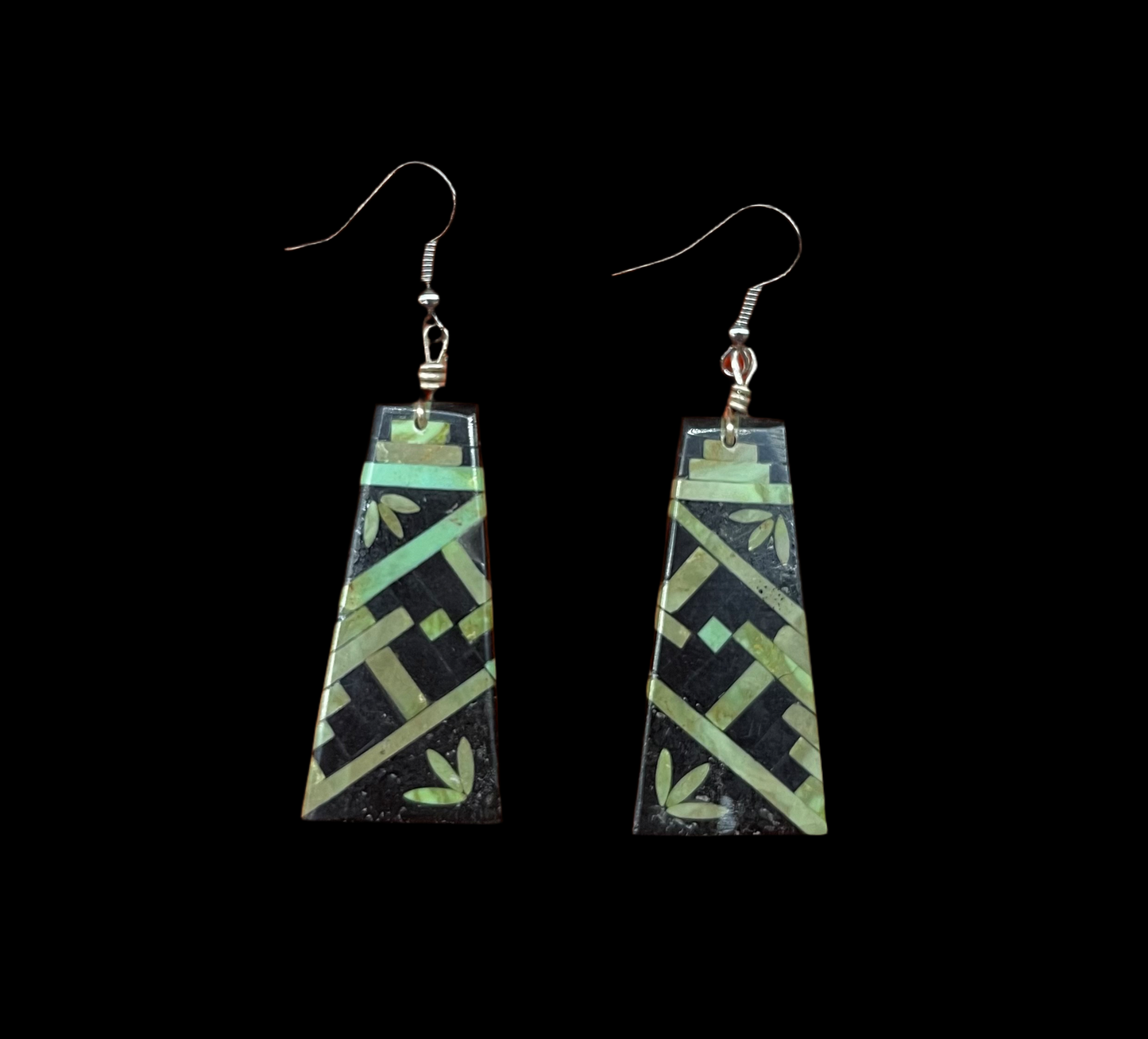 Santo Domingo Inlay Slab Earrings