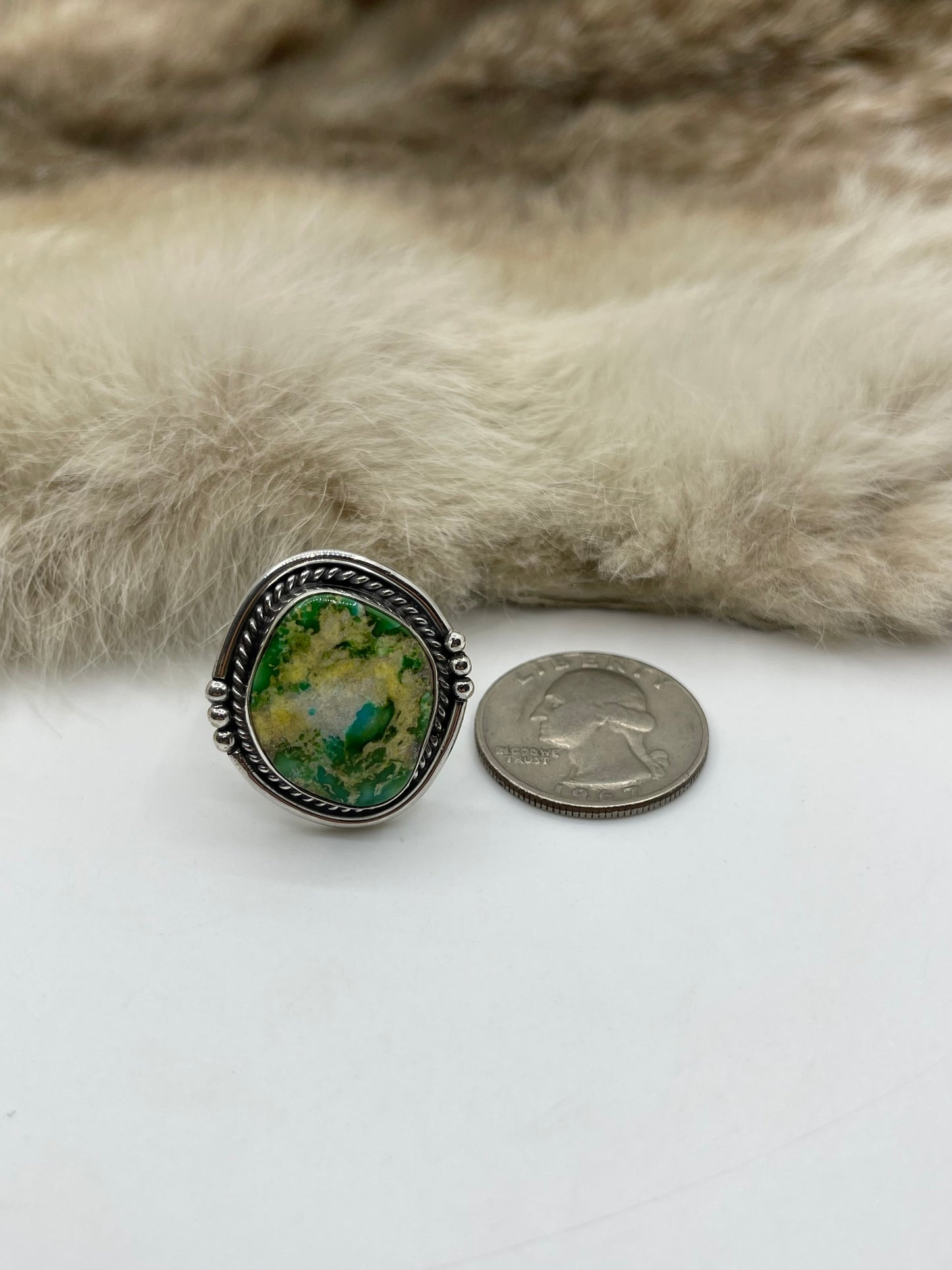 10.0 Sonoran Gold Turquoise Ring