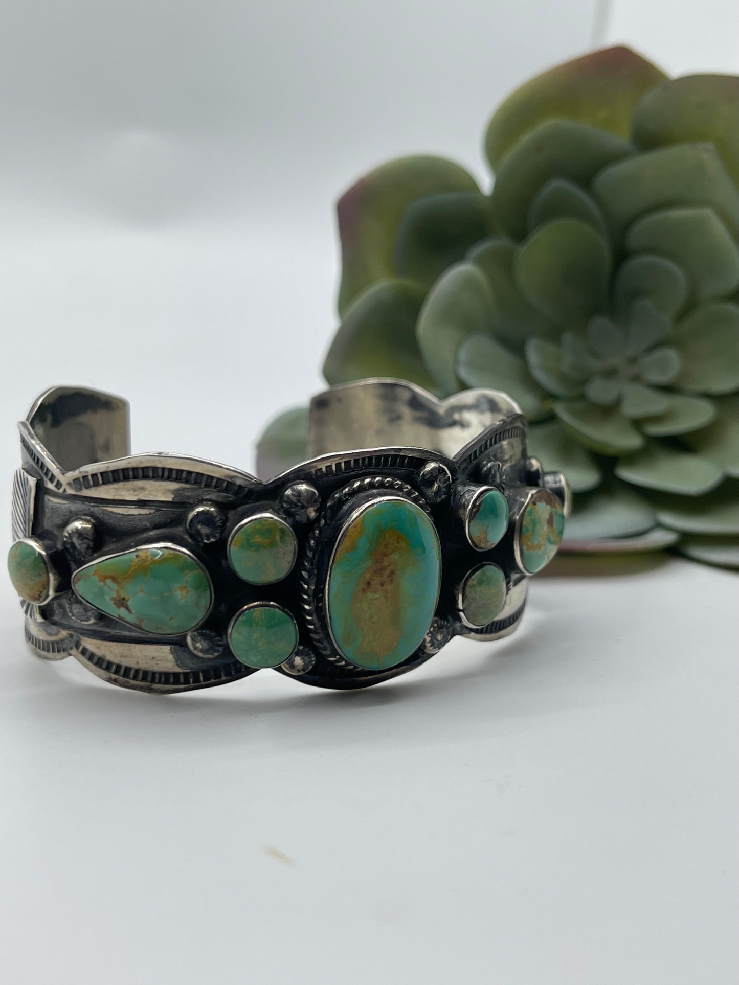 7" Vintage Royston Turquoise Cuff