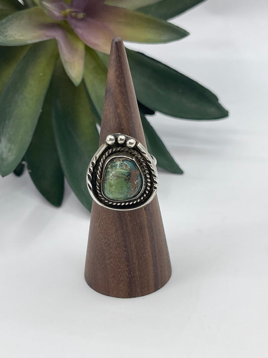 6.5 Vintage Turquoise Ring