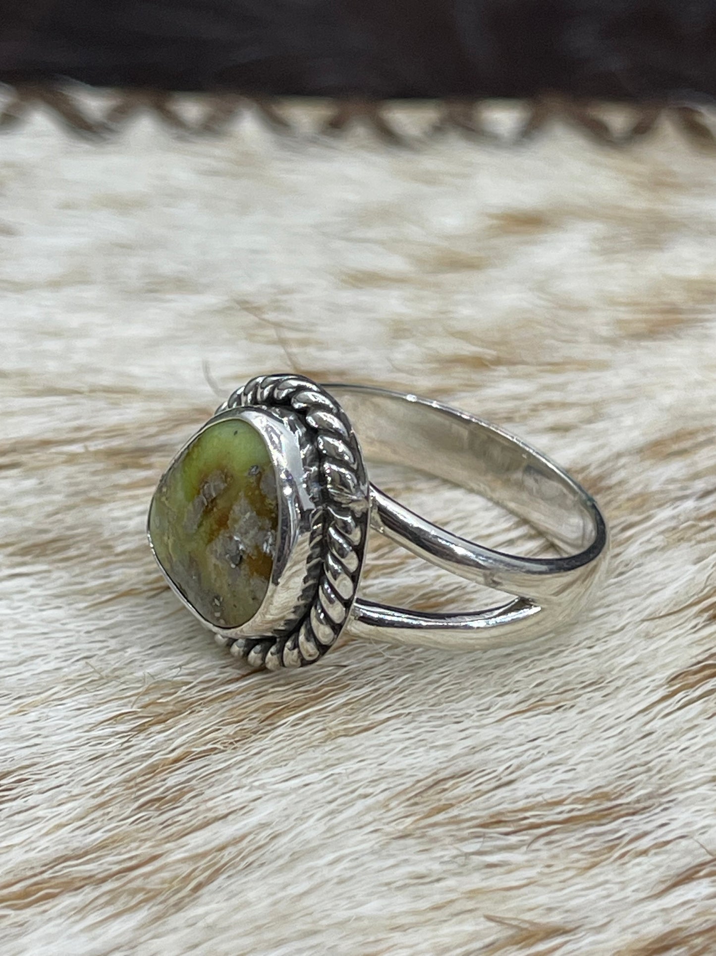 7.0 Palomino Turquoise Ring