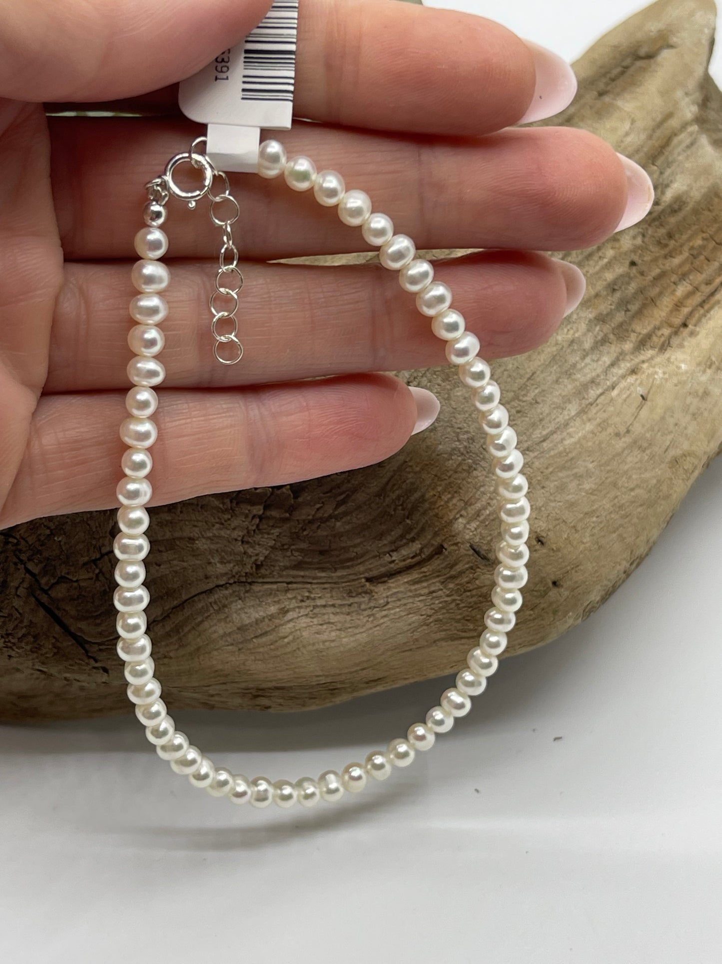 8 1/2"+1" Freshwater Pearls Anklet