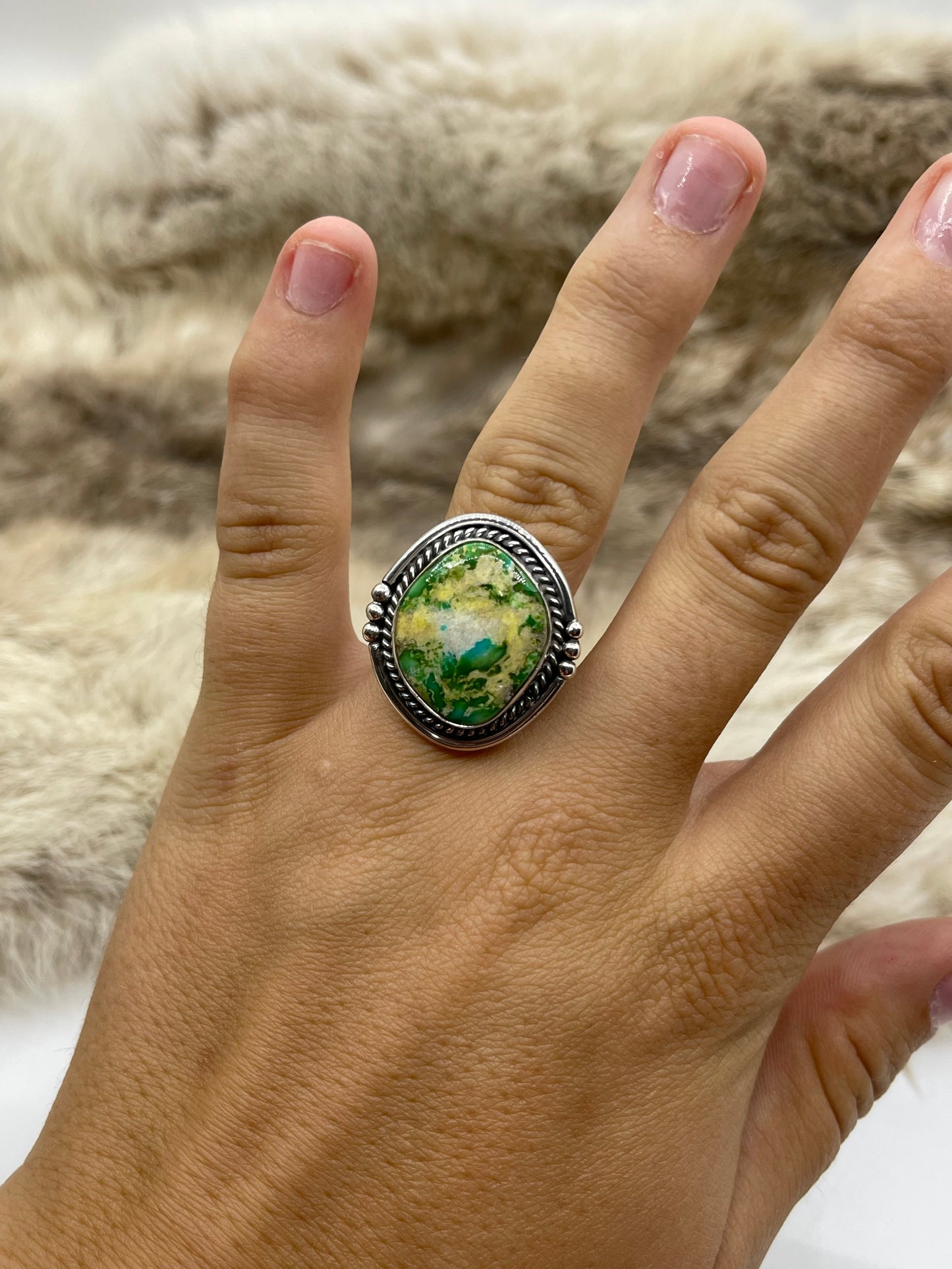 10.0 Sonoran Gold Turquoise Ring