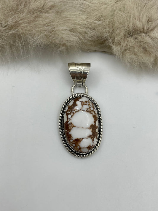 8.3 mm Bail Wild Horse Pendant by RunningBear