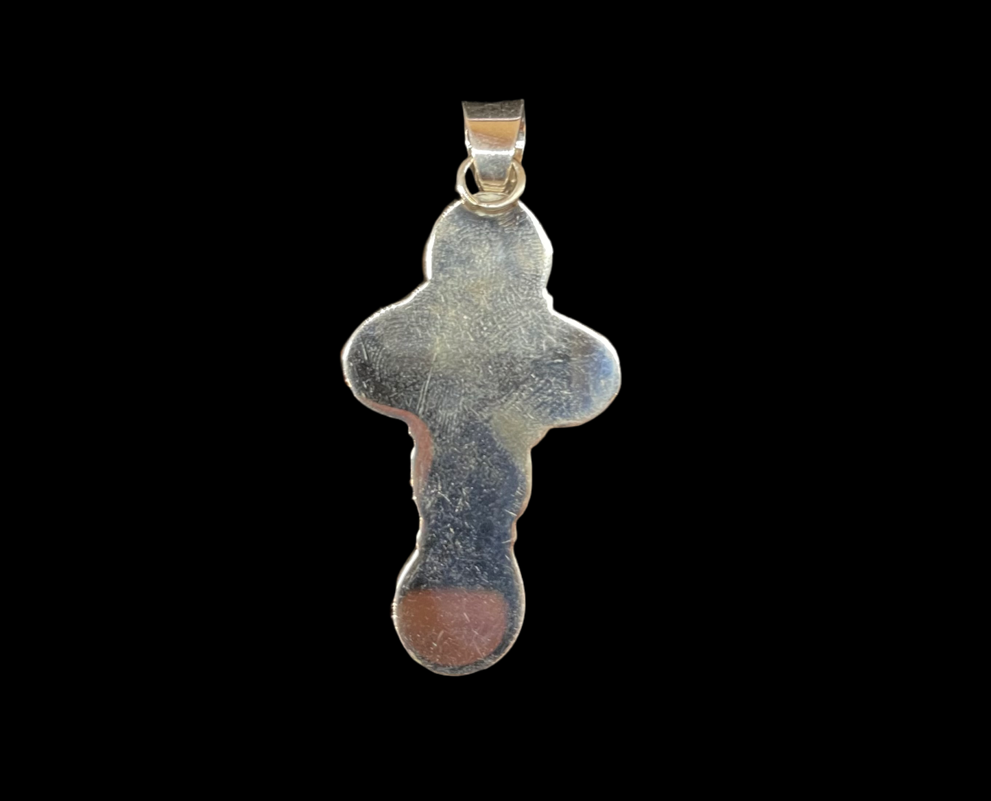 Turquoise Cross Pendant by Marie Bahe, Navajo