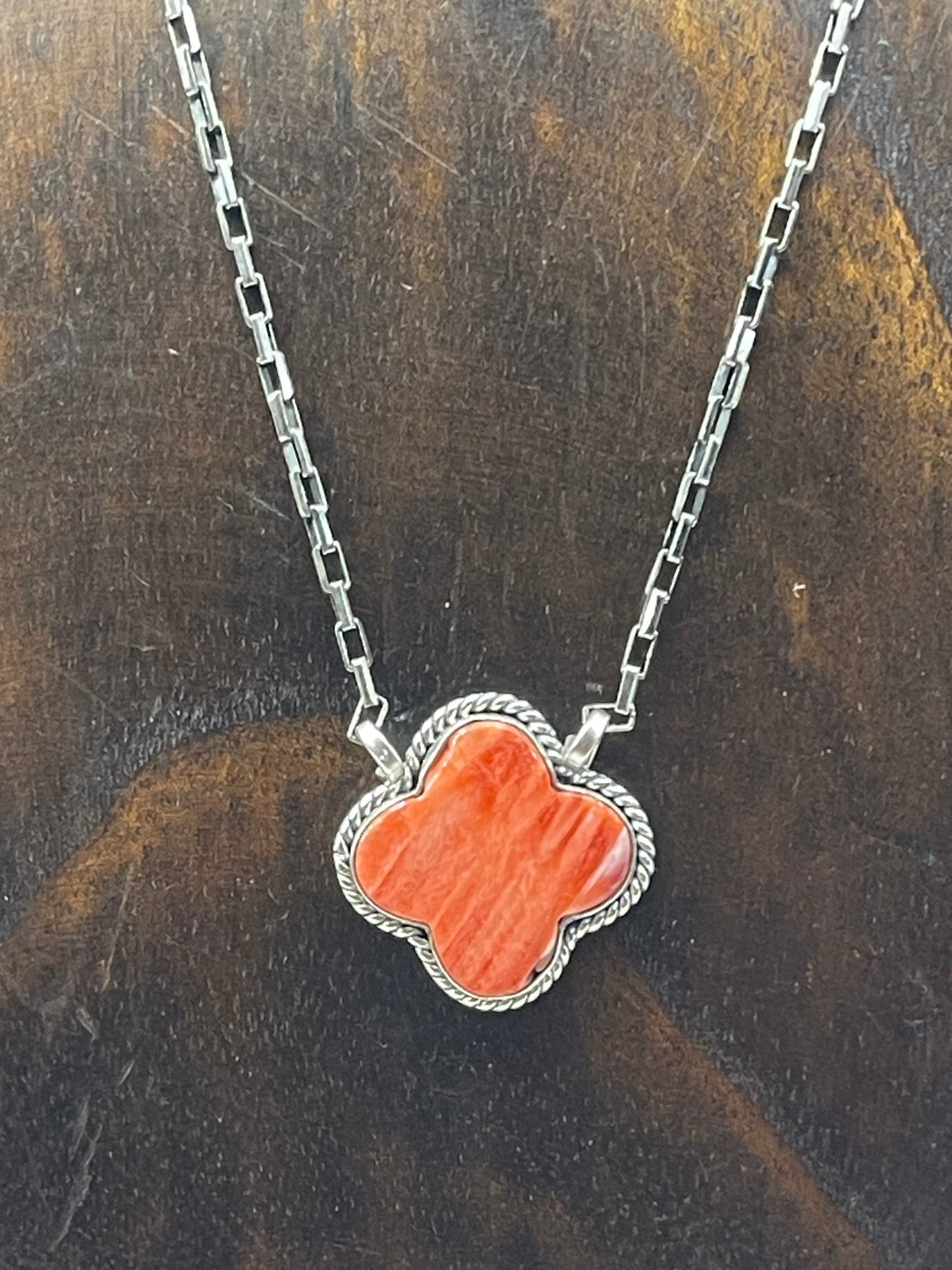 16" Spiny Oyster Clover Necklace