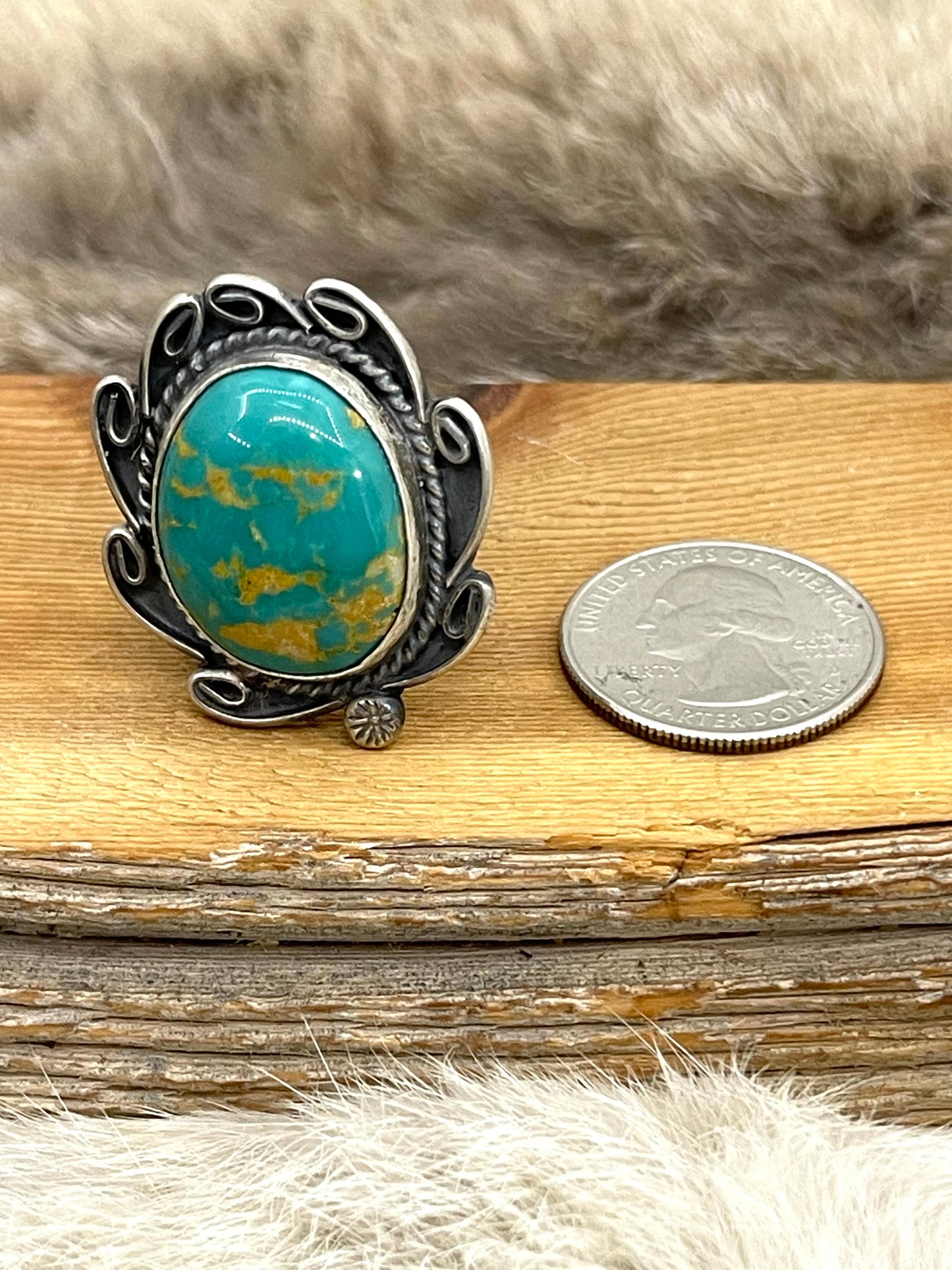 8.0 Royston Turquoise Ring