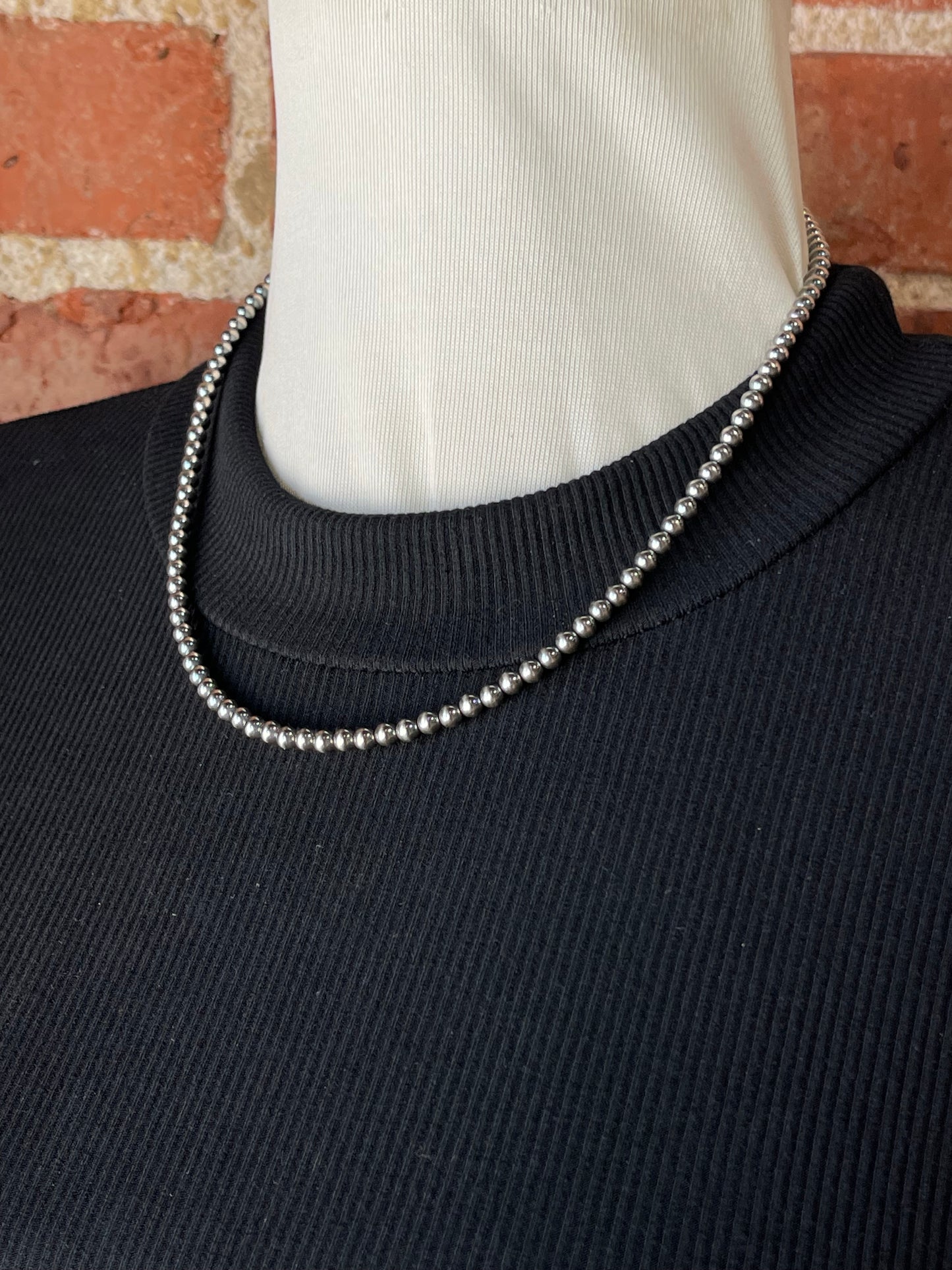 18” 4mm Navajo Pearls